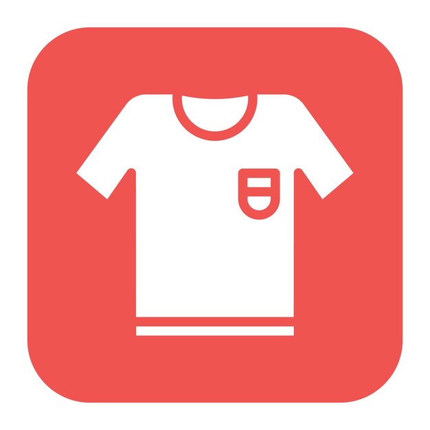 Imagem vetorial de ícone de camisa Pode ser usada para Luxo