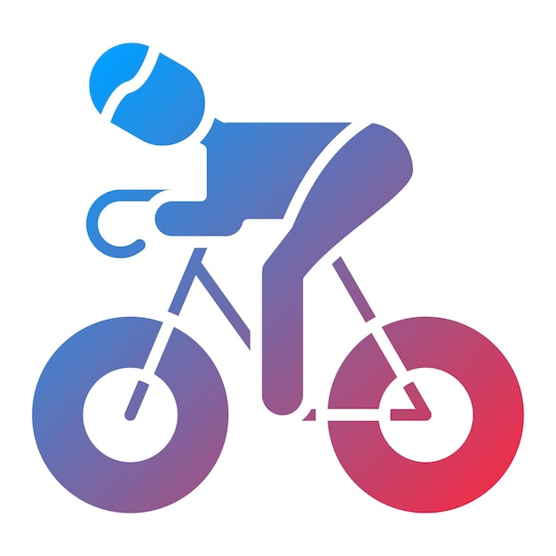Vetor imagem vetorial de ícone de ciclismo pode ser usada para as olimpíadas