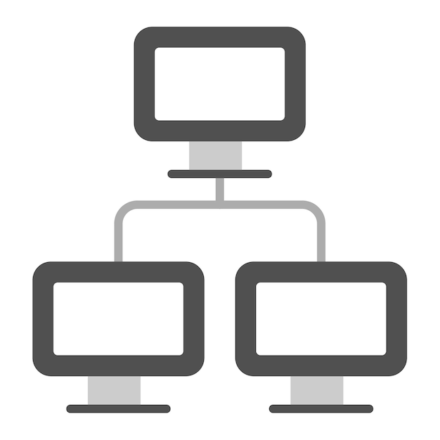 Vetor imagem vetorial de ícone de conexão pode ser usada para web hosting