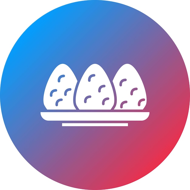 Vetor imagem vetorial de ícone de coxinha pode ser usada para world cuisine