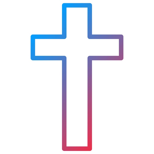 Vetor imagem vetorial de ícone de cruz latina pode ser usada para carnaval