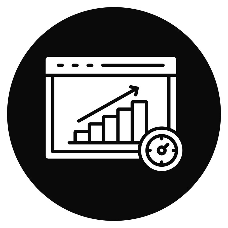 Vetor imagem vetorial de ícone de desempenho de marketing pode ser usada para tecnologia de marketing