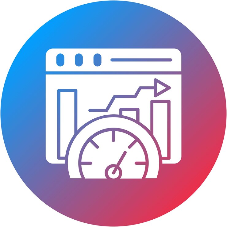 Vetor imagem vetorial de ícone de desempenho seo pode ser usada para web hosting