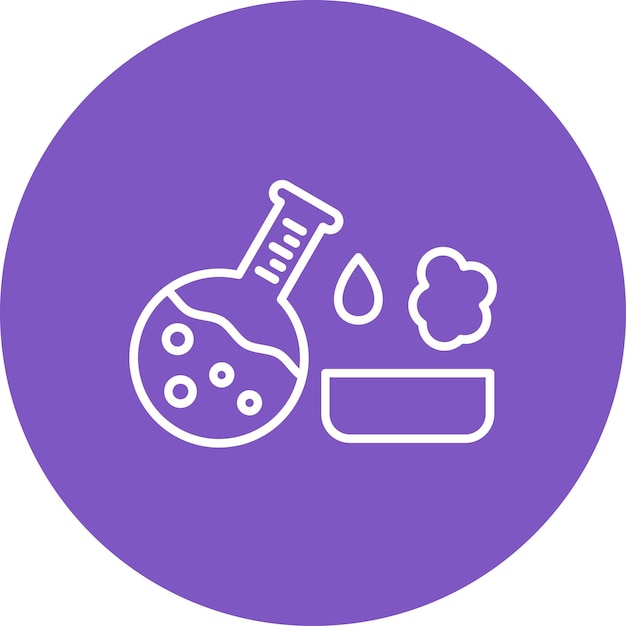 Imagem vetorial de ícone de experiência Pode ser usada para Química