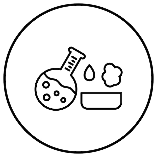 Imagem vetorial de ícone de experiência Pode ser usada para Química