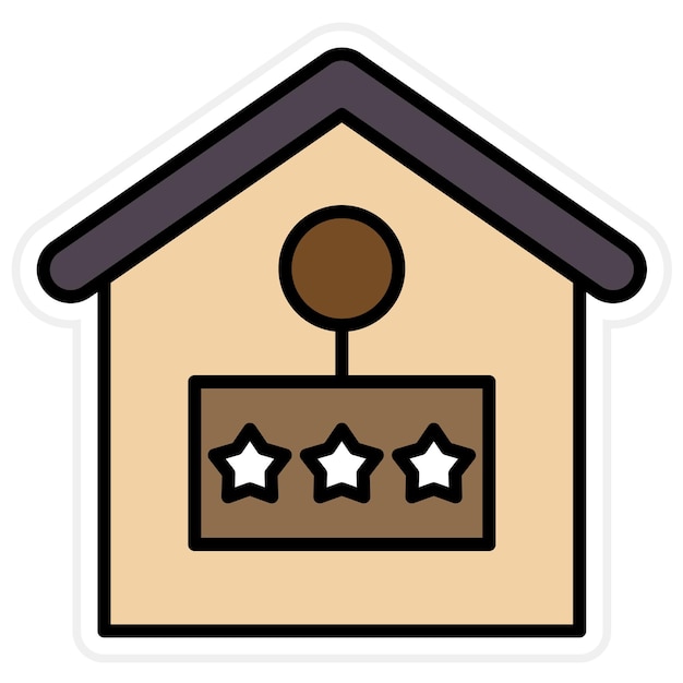 Imagem vetorial de ícone de feedback de propriedade Pode ser usada para imóveis