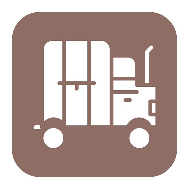 Imagem vetorial de ícone de indústria de transporte pode ser usada para a indústria