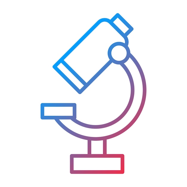 Vetor imagem vetorial de ícone de microscópio pode ser usada para educação