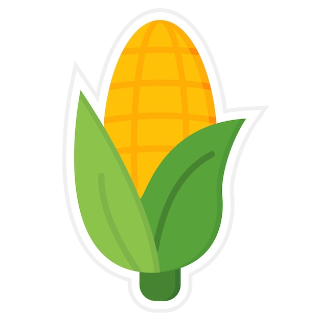 Vetor imagem vetorial de ícone de milho pode ser usada para restaurante