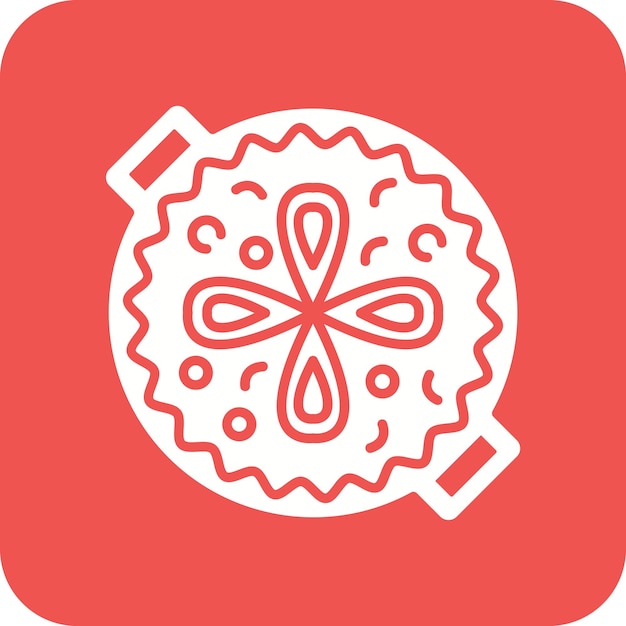 Vetor imagem vetorial de ícone de paella pode ser usada para world cuisine
