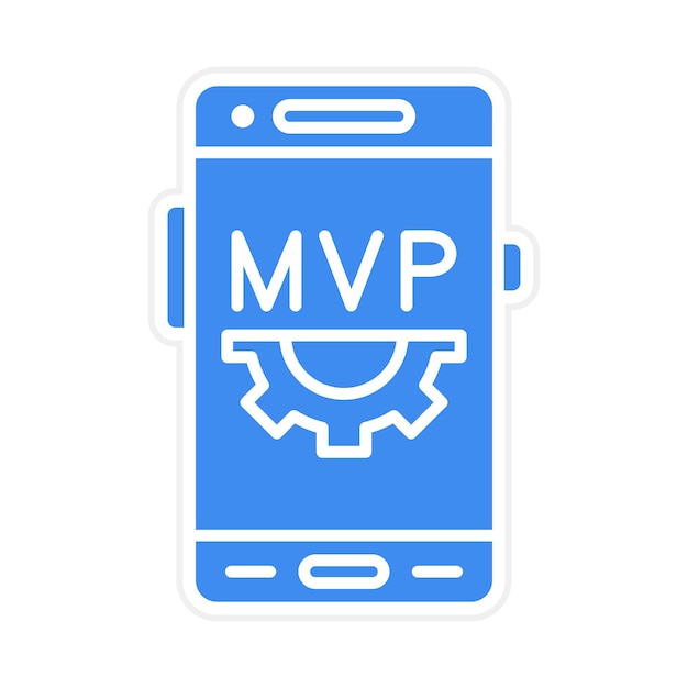 Vetor imagem vetorial de ícone de produto mínimo viável pode ser usada para desenvolvimento de aplicativos móveis