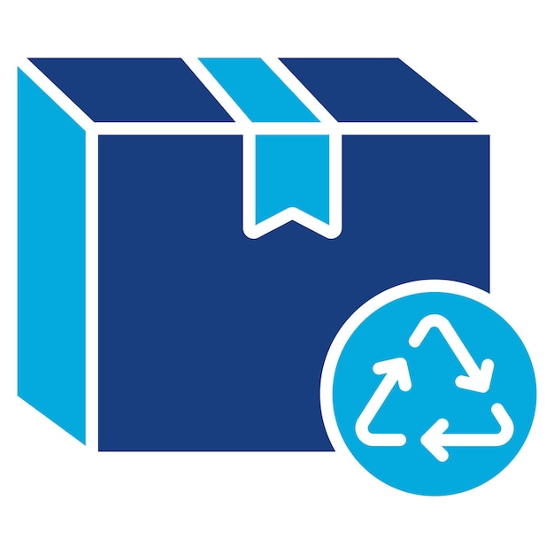 Vetor imagem vetorial de ícone de reciclagem pode ser usada para envio