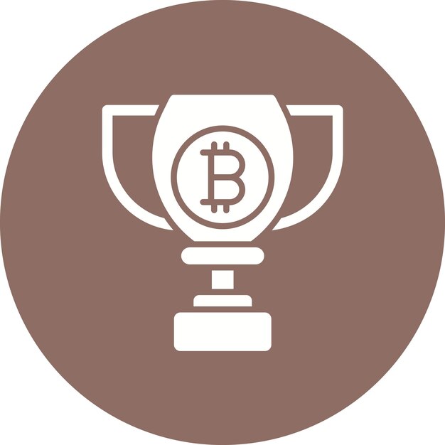 Imagem vetorial de ícone de recompensa de bloco Pode ser usada para criptomoeda
