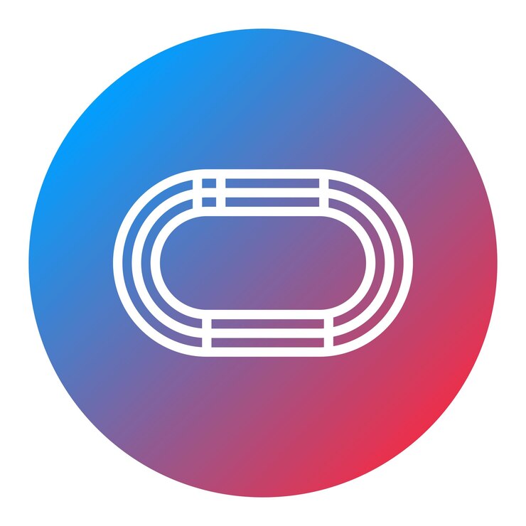 Vetor imagem vetorial de ícone de relay exchange zone pode ser usada para track and field
