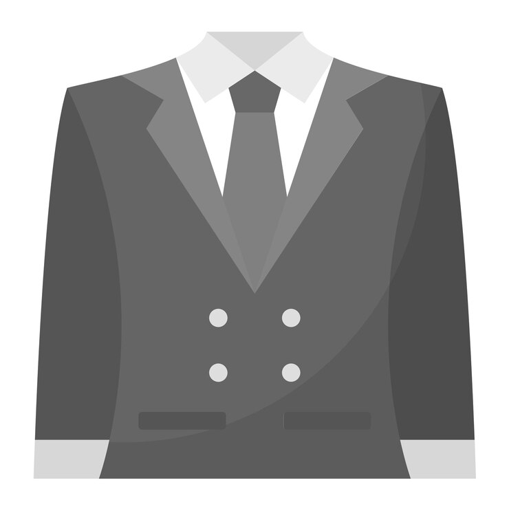 Vetor imagem vetorial de ícone de terno pode ser usada para e-commerce de moda