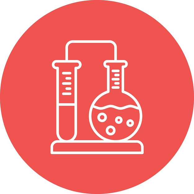 Imagem vetorial de ícone químico de mistura Pode ser usada para Química