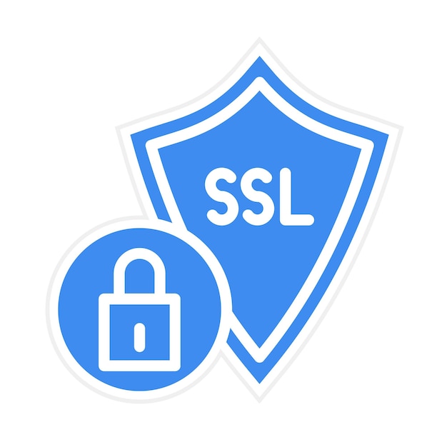 Vetor imagem vetorial de ícone ssl pode ser usada para loja on-line