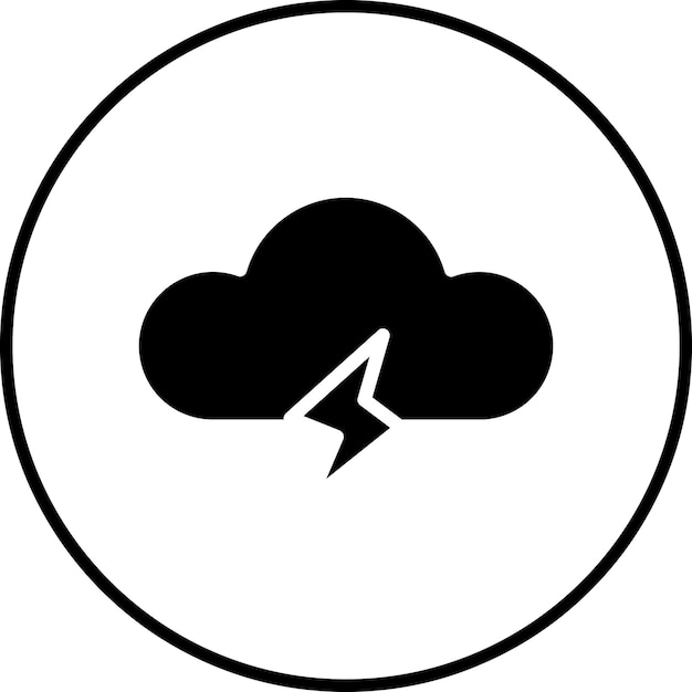 Vetor imagem vetorial de ícone thunderbolt pode ser usada para bateria e energia