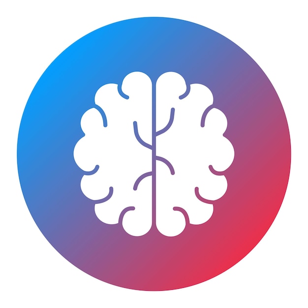 Vetor imagem vetorial de ícones cerebrais pode ser usada para anatomia humana