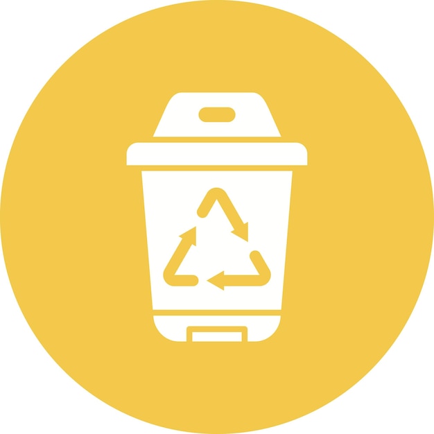 Vetor imagem vetorial de ícones recicláveis pode ser usada para produtos ecológicos