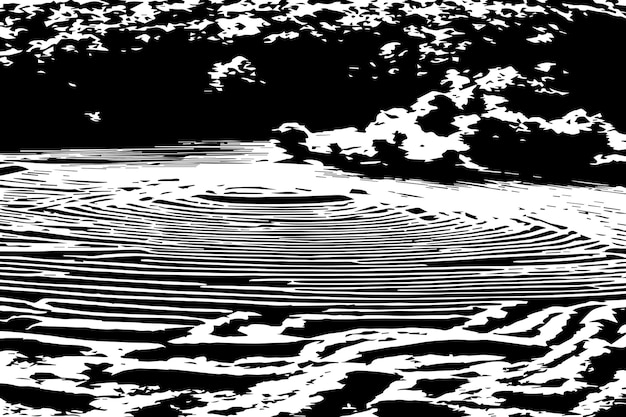 Imagem vetorial de textura em preto e branco para a textura de fundo