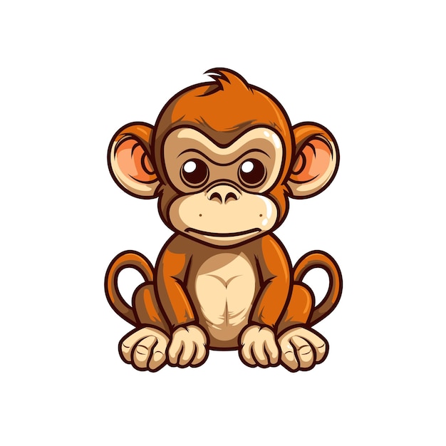 Baixe Macaco de desenho animado engraçado PNG - Creative Fabrica