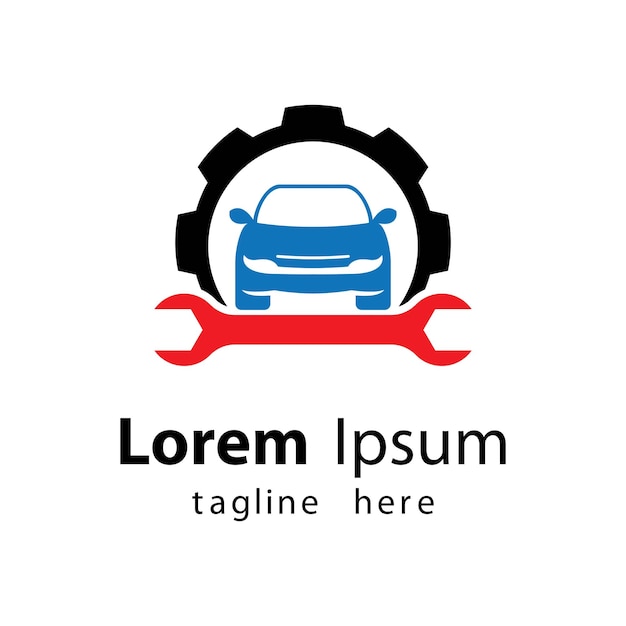 Vetor imagens do logotipo do serviço de carro