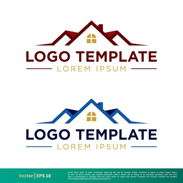 Imobiliário ícone vetor logotipo modelo ilustração design vetor eps 10