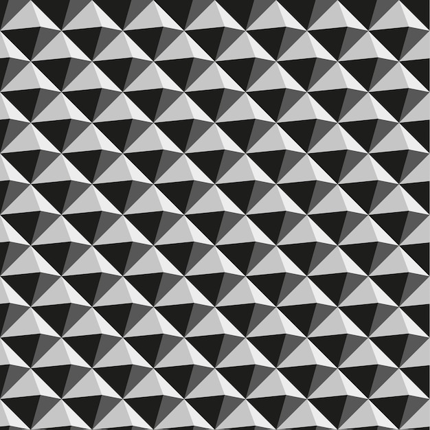Impressão de design gráfico abstrato geométrico em preto e branco