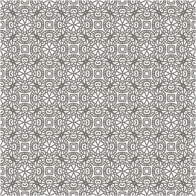 Vetor impressão de padrão abstrato com estilo geométrico