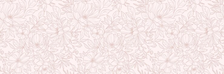 Vetor impressão floral bandeira floral sem costura repetindo pastel suave vintage fundo de capa desenhado à mão
