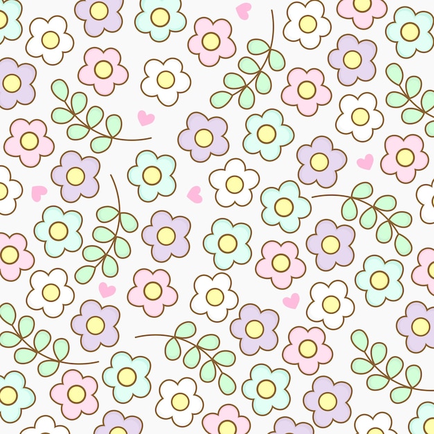 Como Desenhar Uma Flor Colorida / Flor Fácil / Kawaii / Fofa / Cute Flower  