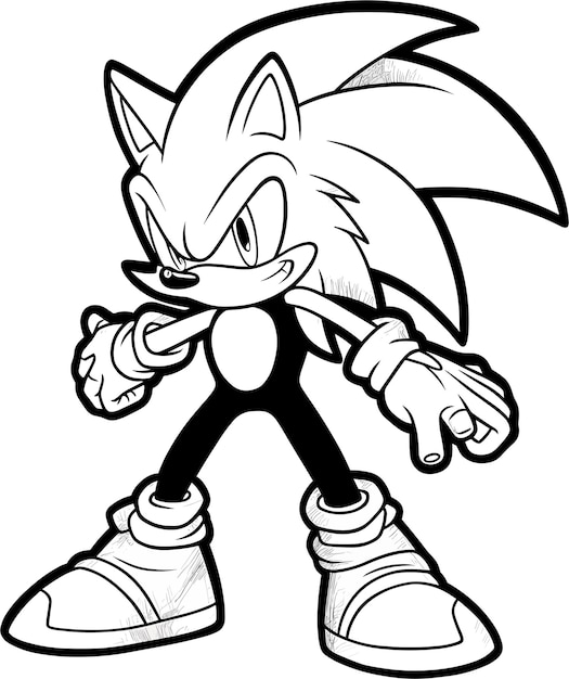 Desenhos de Shadow The Hedgehog Para Colorir - Páginas Para Impressão  Grátis em 2023