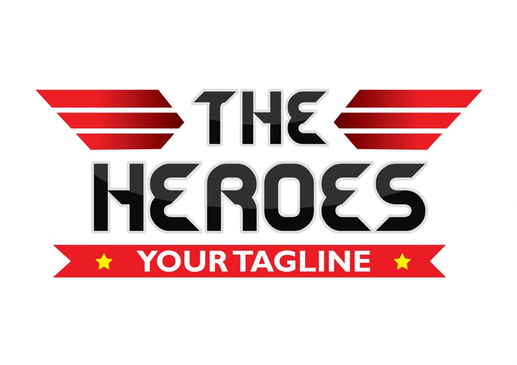Vetor imprimiro logotipo sharp heroes