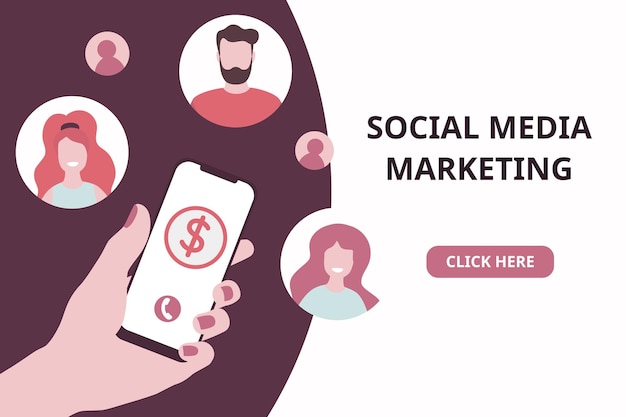 Indique um amigo Estratégia de parceria comercial Marketing de mídia social para amigos ou modelo de banner da web de influenciador