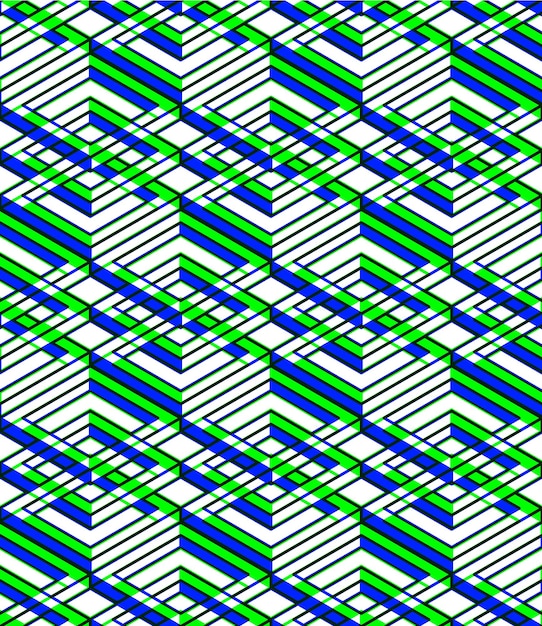 Infinito padrão simétrico colorido, design gráfico. composição óptica entrelaçada geométrica, eps10 transparente.