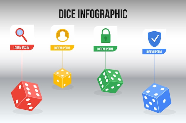 Vetor infografia de dados