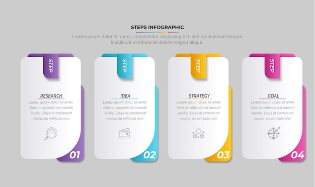 Vetor infográfico colorido com detalhes