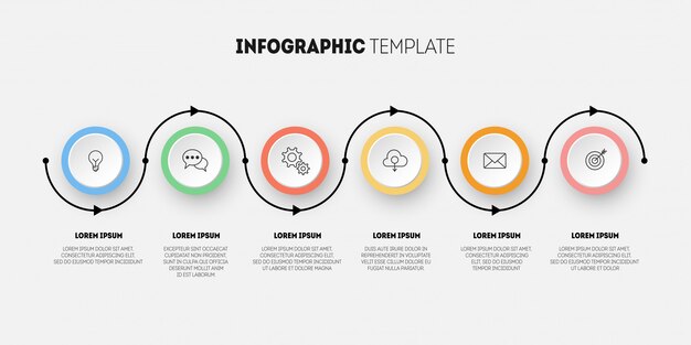 Infográfico com etapas