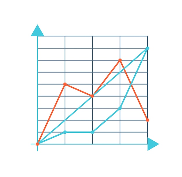 Vetor infográfico com gráficos