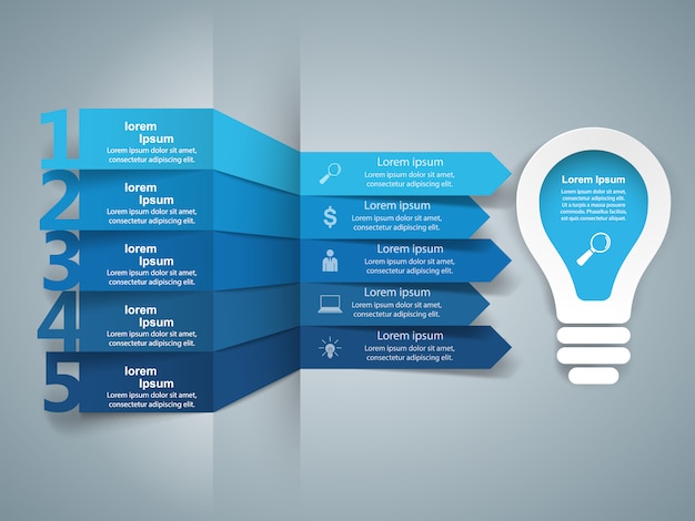 Infográfico de bulbo