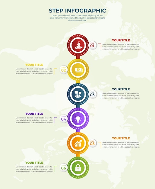 Vetor infográfico de diagrama circular plano vetorial grátis