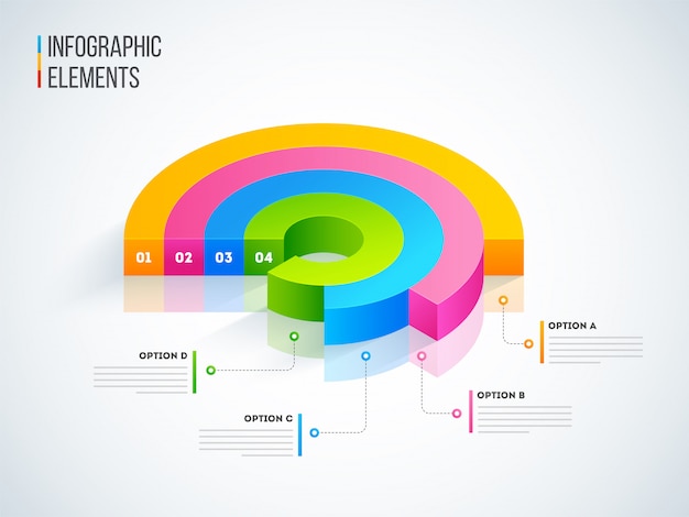 Infográfico de negócios.