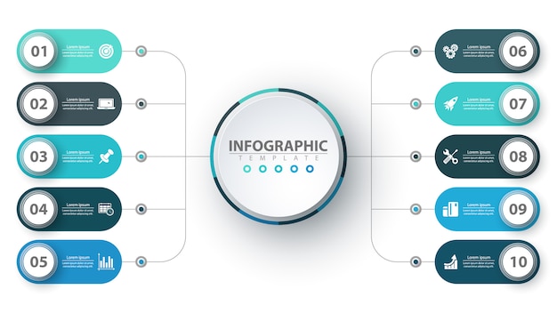 Infográfico de negócios