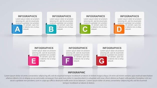 Infográfico de opções de negócios