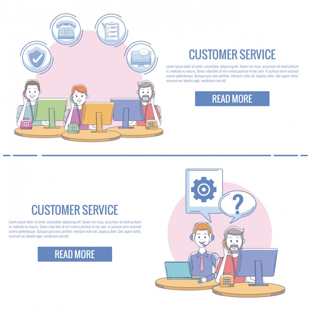 Vetor infográfico de serviço ao cliente