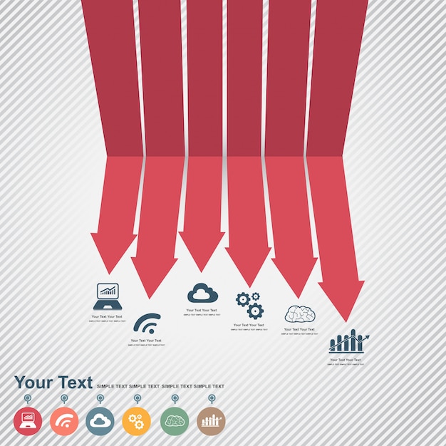 Vetor infográfico definir ilustração