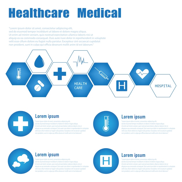 Infográfico médico.