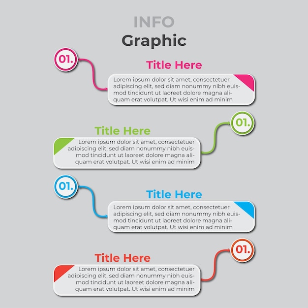 Vetor infográfico profissional vetorial