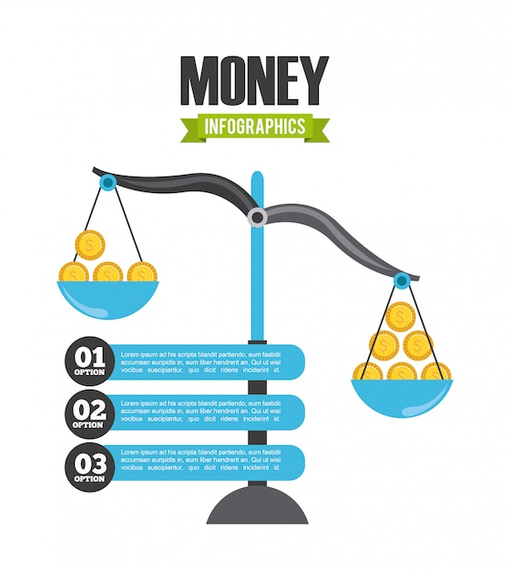 Infográficos de dinheiro